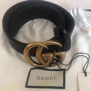 Gucci Belt Black Double G